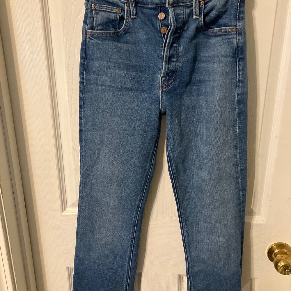 MOTHER THE TRIPPER ANKLE FRAY size 23